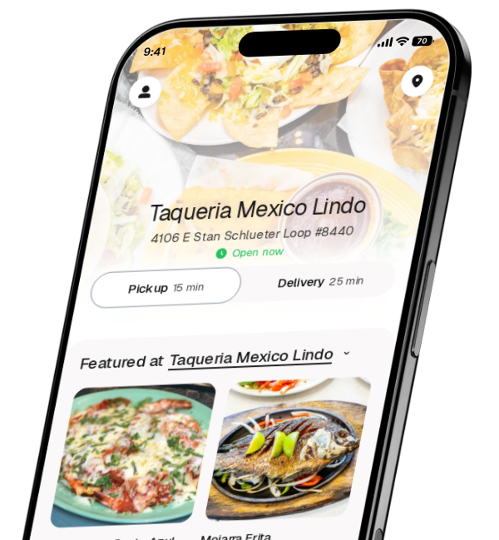 Taqueria Mexico Lindo app preview