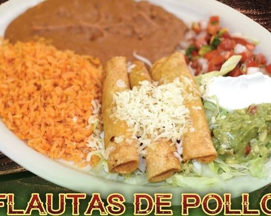 Flautas De Pollo.